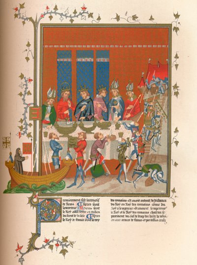 Yemek sırasında araya girme, 14. yüzyıl, 1849. by Kellerhoven