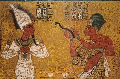 Mezar Duvarı; Kuzey; Aye; Ağzın Açılması, KV 62, Tutankamon ve Altın Çağ... by Kenneth Garrett