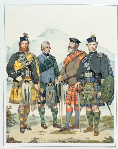 John MacLachlan, Hugh Grahame, James MacFarlane ve Angus Colquhoun, Kraliçe Victoria