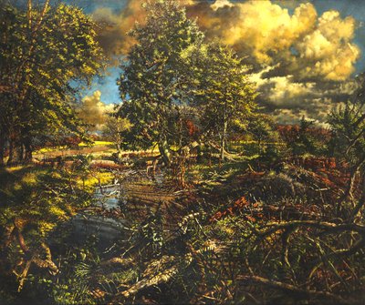 Nailbourne Bahar Deresi, Bourne Parkı by Kenneth Newton