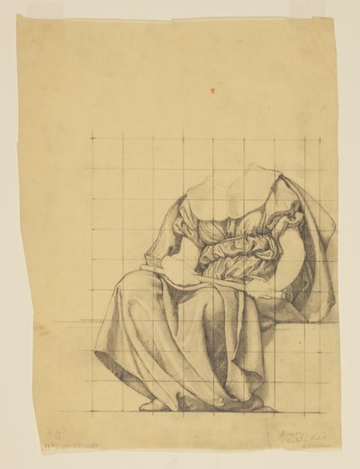 "Aktif Yaşam" için Perdelik Çalışması, Lunette Yönetim Binası, Oberlin College, Oberlin, OH by Kenyon Cox