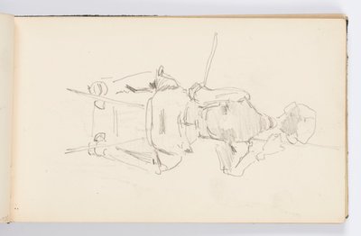 Sketchbook Sayfası: Sanatçı İş Başında by Kenyon Cox