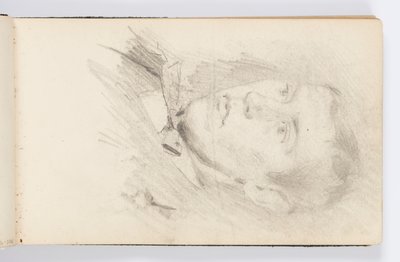 Sketchbook Sayfası: Genç Adamın Portresi by Kenyon Cox