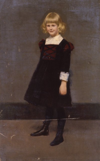İsimsiz, Genç Bir Kızın Portresi, yak. 1900. by Kenyon Cox