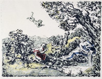 Manzara Albümü: La Source, 1900 (renkli litografi) by Ker Xavier Roussel