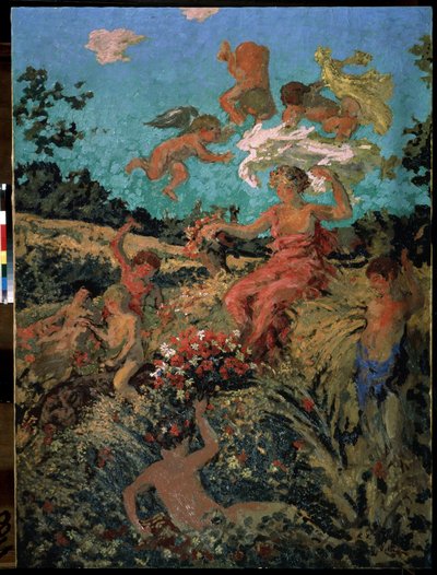 ""Fete champetre, ete"" (Ülke festivali, yaz) Ker-Xavier (Ker Xavier) Roussel (1867-1944) 1911-1913 Nabis Moskova, Puşkin Müzesi by Ker Xavier Roussel