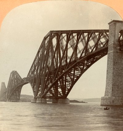 Forth Köprüsü, İskoçya, 1897. by Keystone View Company