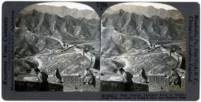 Çin Seddi, Hankow Geçidi yakınında, Çin, c1900