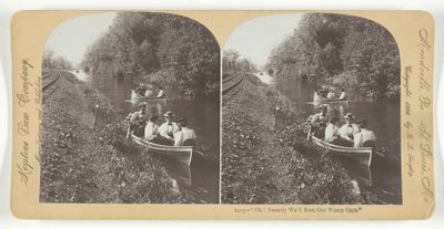 Ey! Tatlı Bir Şekilde Yorgun Küreklerimizi Dinlendireceğiz, 1896. by Keystone View Company
