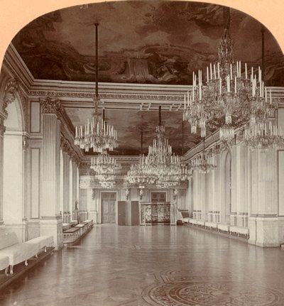 Dans Salonu, Kraliyet Sarayı, Stockholm, İsveç, 1901. by Keystone View Company