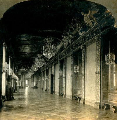Büyük Ziyafet Salonu, Kraliyet Sarayı, Stockholm, İsveç, 1904. by Keystone View Company