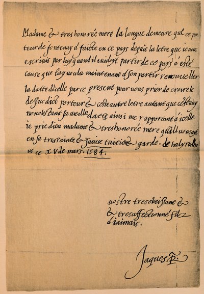 Kral James VI 1566-1625