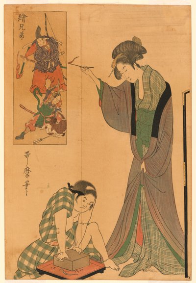 fare yakalamak by Kitagawa Utamaro