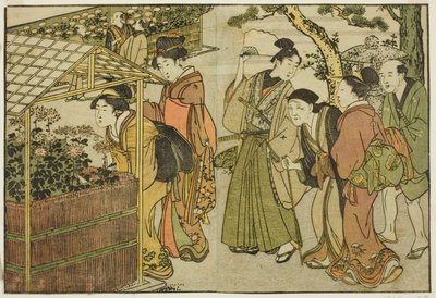 "Resimli Kitap: Dört Mevsim Çiçekleri (Ehon shiki no hana)," vol. 2 by Kitagawa Utamaro