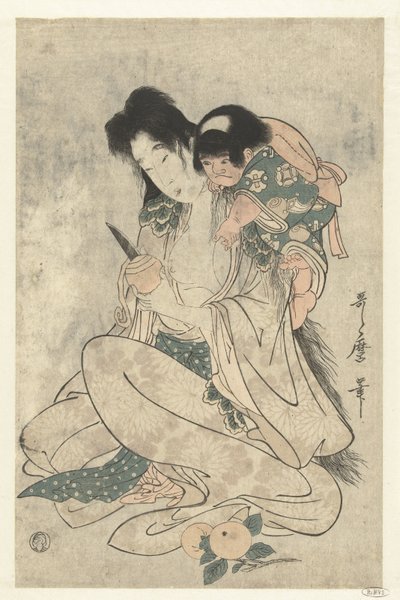Kintokien Yama-uba by Kitagawa Utamaro