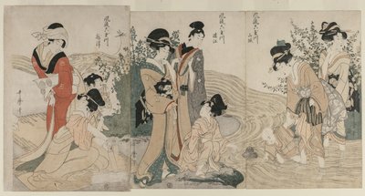 Musashi, Omi, Yamashiro, Öneri d Settsu P Lovinse s. .. .. , C. 1804. by Kitagawa Utamaro