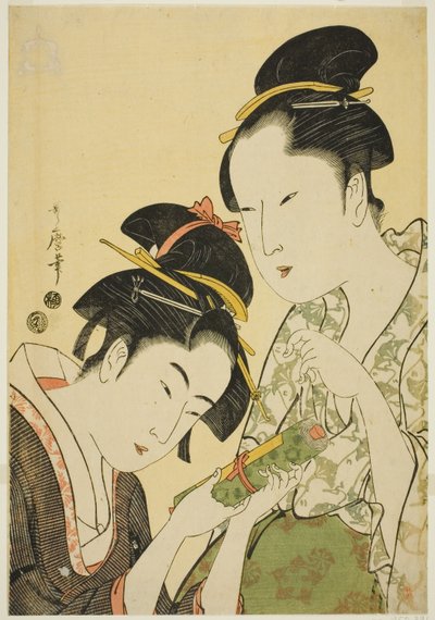 Plan d KAPALI olduğunda by Kitagawa Utamaro