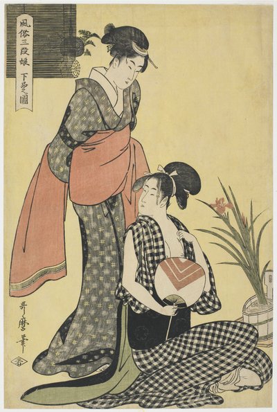 "Alt Sınıfın Resmi" by Kitagawa Utamaro