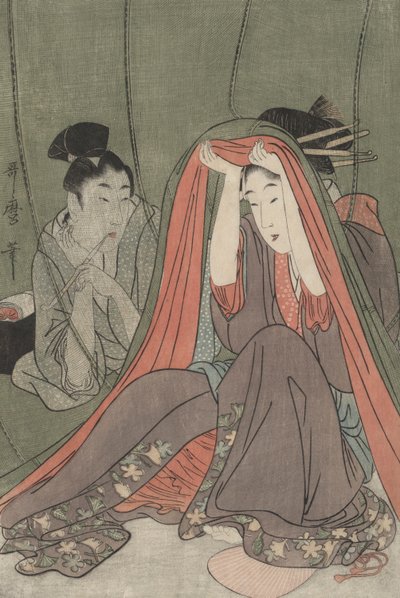 Sivrisinek Ağı by Kitagawa Utamaro