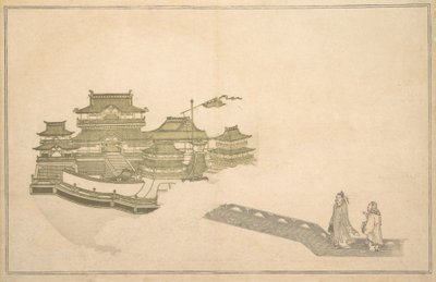 Aydaki Saray, 8. ay, 1789. by Kitagawa Utamaro