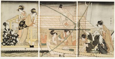 Scoop-Net by Kitagawa Utamaro
