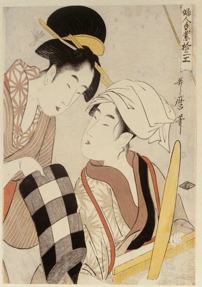 Bilinmeyen resim by Kitagawa Utamaro