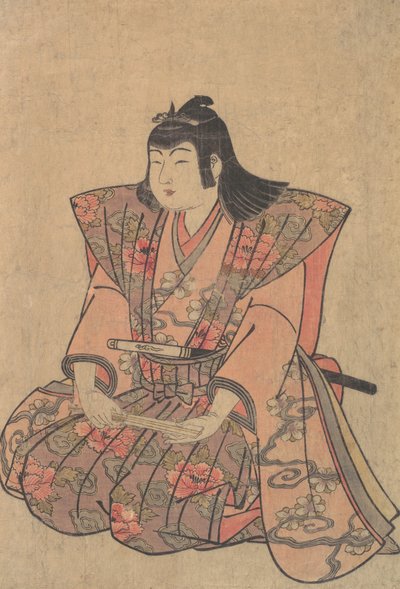 Bir Erkek Şarkıcı, 18. yüzyılın sonu ve 19. yüzyılın başı. by Kitao Shigemasa