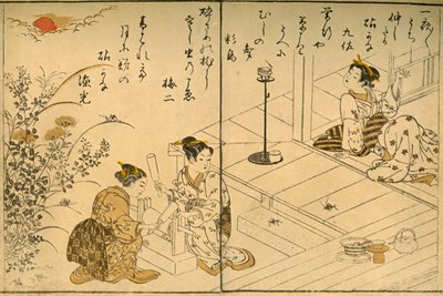 Tee, 1775, 1924. by Kitao Shigemasa