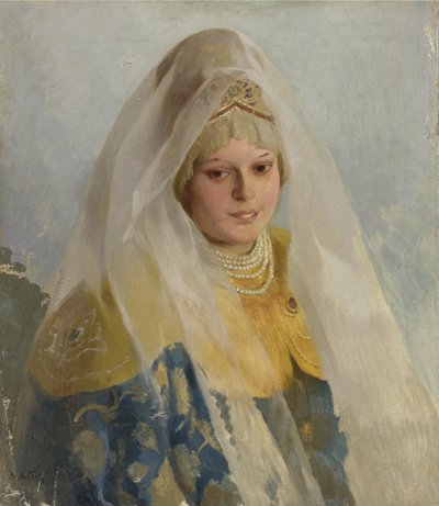 boyarların karısı by Klavdiy Vasilievich Lebedev