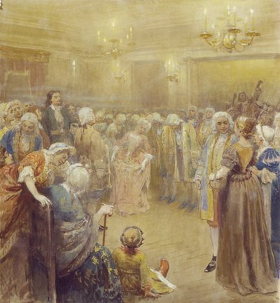Peter I zamanında Meclis by Klavdiy Vasilievich Lebedev