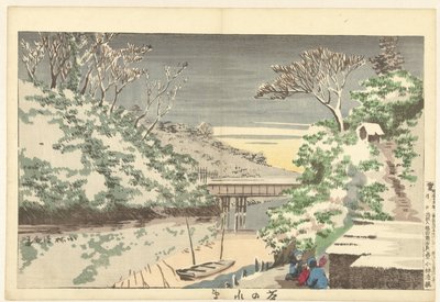 S Hey w El Ochanomizu Çay su kar (kan t sesi bje CT) by Kobayashi Kiyochika