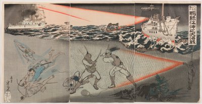 20 Eylül Ek Sayısı: Yalu Nehri Açıklarında Büyük Deniz Muharebesi by Kobayashi Toshimitsu