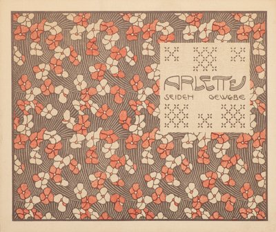 Arlette İpek Kumaş, 1901. by Koloman Moser