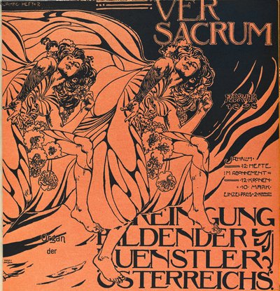 Art Nouveau Sezession hareketinin dergisi Ver Sacrum