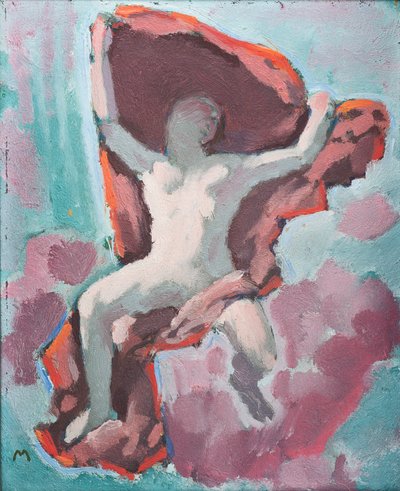Figurenbild - Bir figürün resmi ... (tuval üzerine yağlıboya) by Koloman Moser