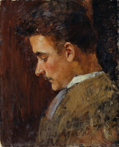 Sanatçının kayınbiraderi Rudolf Steindl'ın gençlik portresi by Koloman Moser