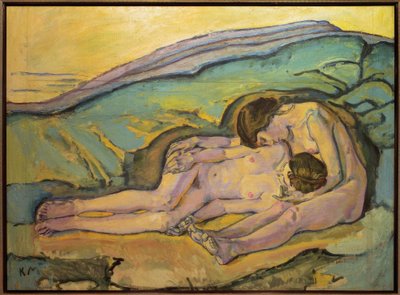 İki kız by Koloman Moser