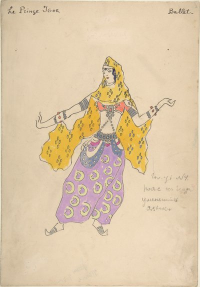 Polovtsyalı kız. A. Borodin