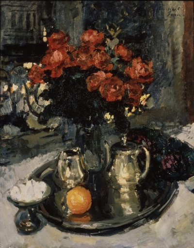 Güller ve menekşeler, 1912 by Konstantin Alekseevich Korovin