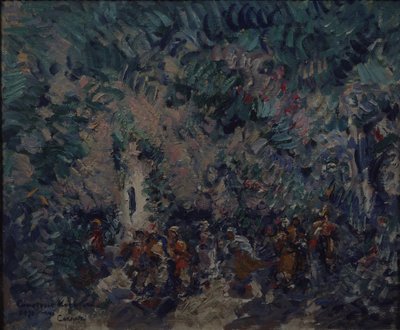 Corsair balesi için sahne tasarımı, A. Adam, 1911 by Konstantin Alekseevich Korovin