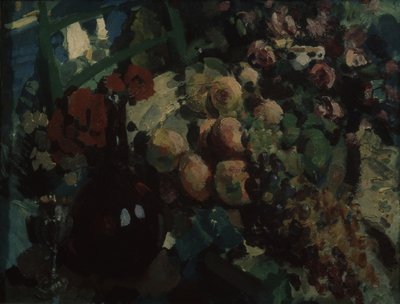 Natürmort. Asma ve meyveler, 1917 by Konstantin Alekseevich Korovin