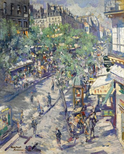 Boulevard de Sebastopol, Paris, 1923 by Konstantin Alekseevich Korovin