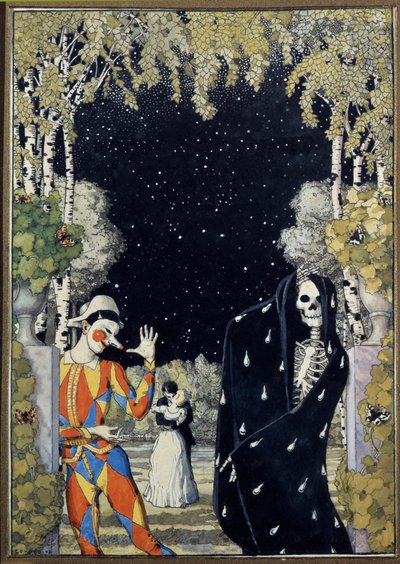 Harlequin ve Ölüm (Harlequin ve Ölüm) - Konstantin Andreyevich Somov