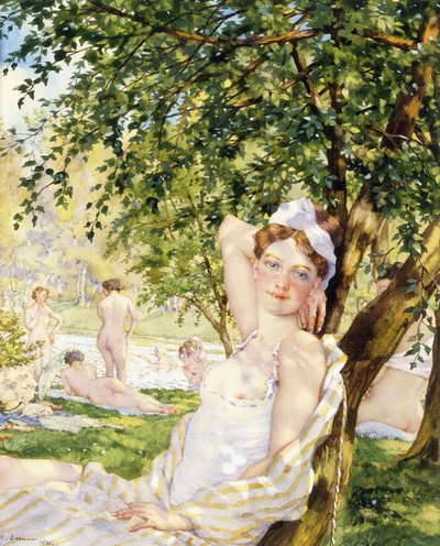 Güneşte Yıkananlar by Konstantin Andreevic Somov