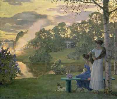 Havai fişekler, 1922 by Konstantin Andreevic Somov
