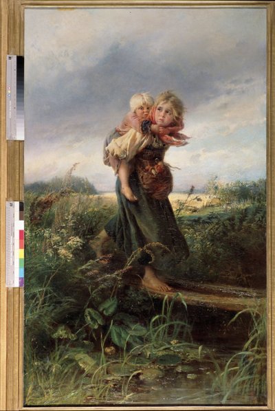 Fırtınadan kaçan çocuklar. Konstantin Yegorovich Makovsky