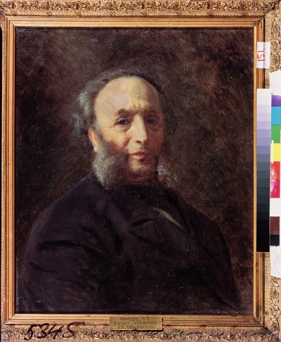 Portre du peintre Ivan Aivazovsky (Aivazovski) (1817-1900). (Sanatçı Ivan Aivazovsky