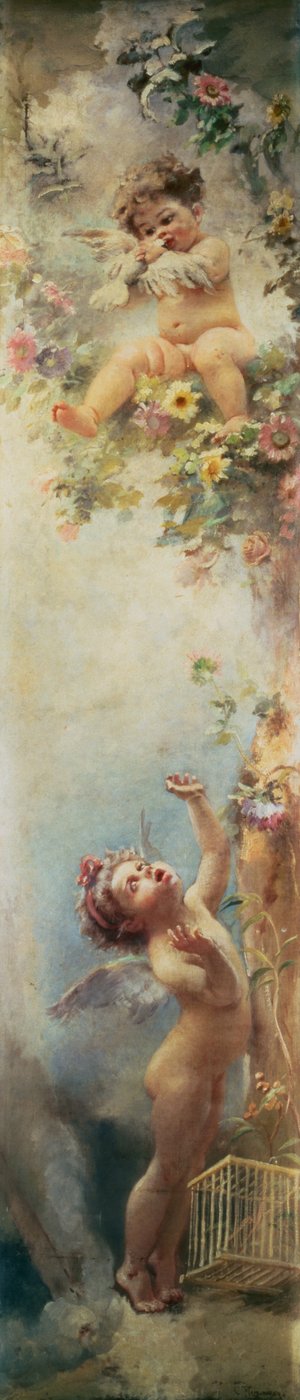 Macun Sevk (Tuval Üzerine Yağlıboya) by Konstantin Egorovich Makovsky