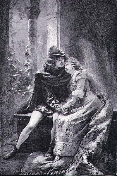 Romeo ve Juliet (gravür) by Konstantin Egorovich Makovsky