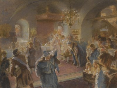 Şerbetçiotu serpme çalışması by Konstantin Egorovich Makovsky